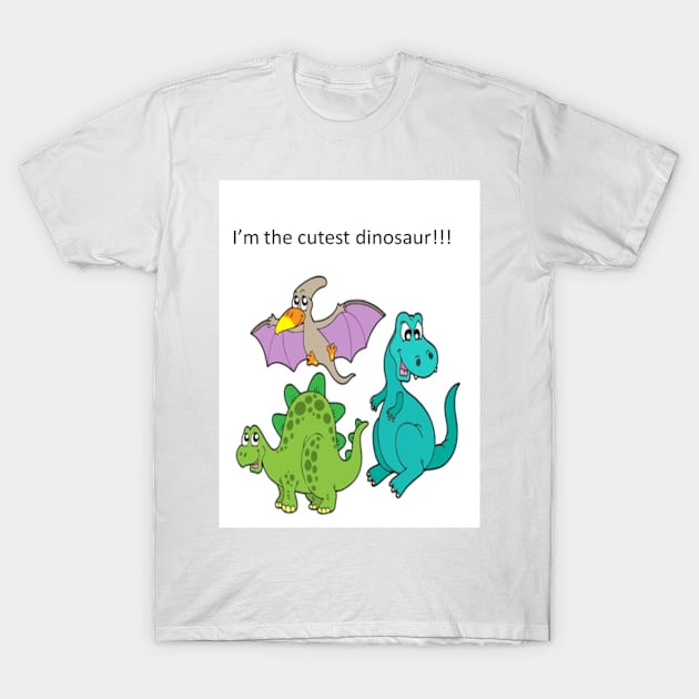 cutest dinosaur T-Shirt by fran